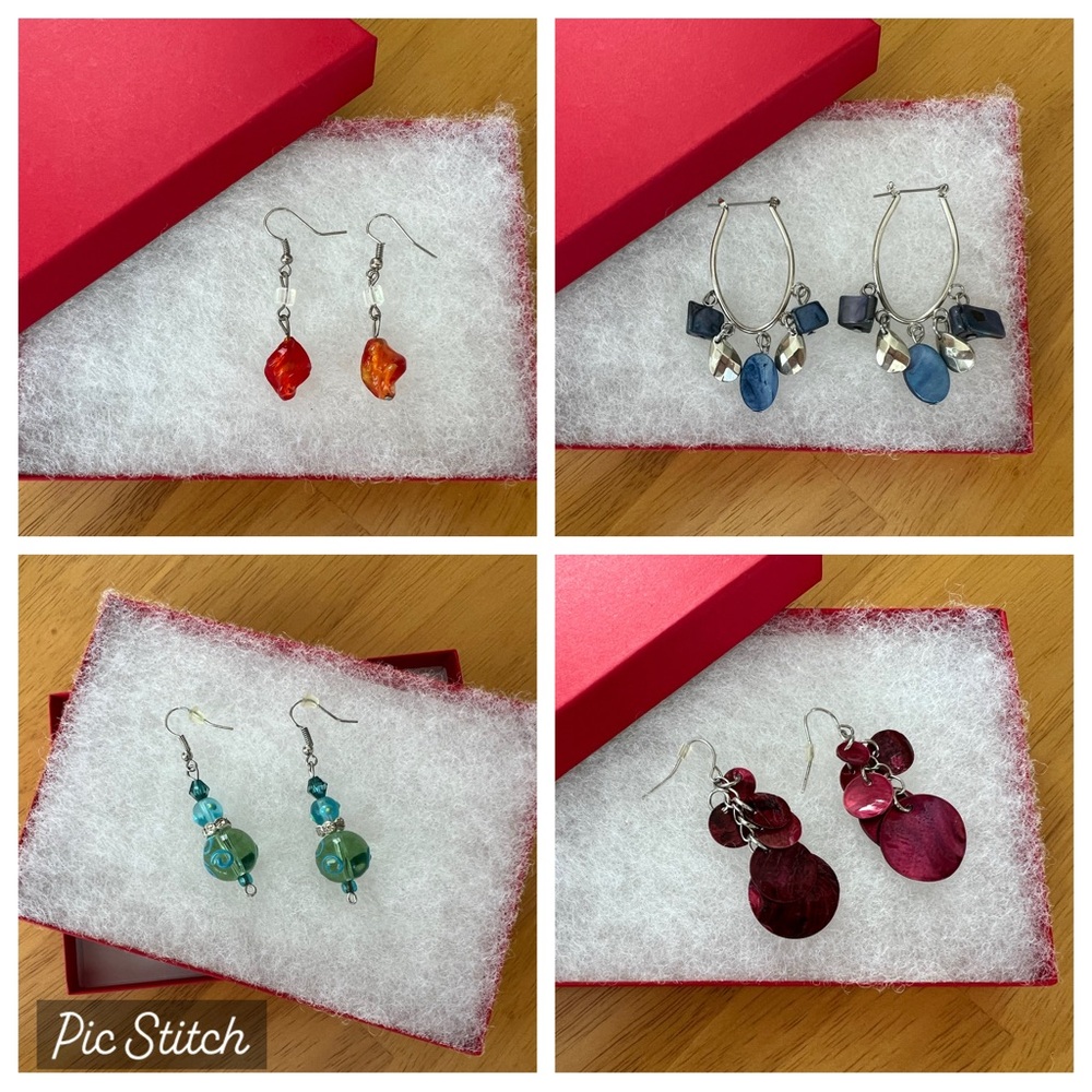 Bundle of 4 Earring Sets